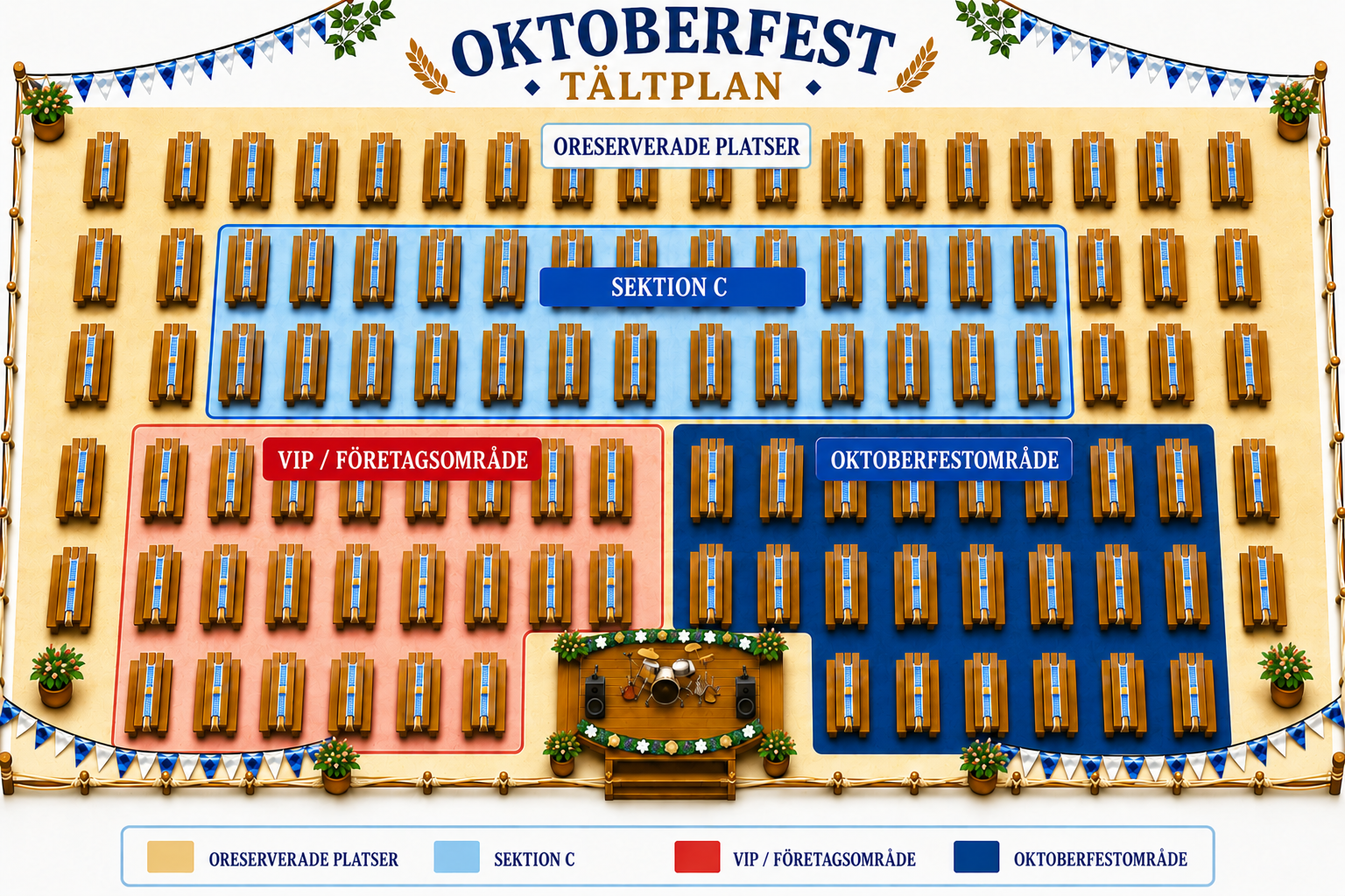 Oktoberfest seating map